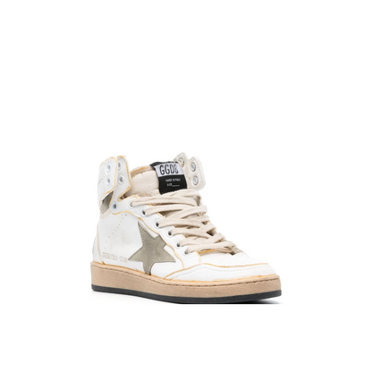 Golden Goose Sky Star Leather High-Top Sneakers