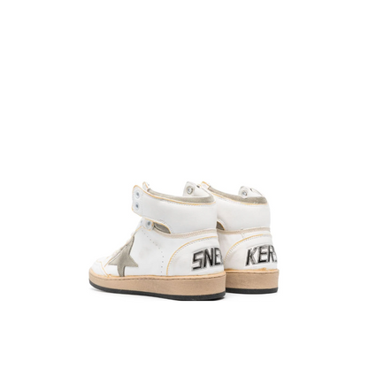 Golden Goose Sky Star Leather High-Top Sneakers