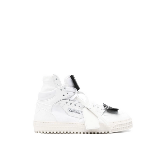 Off Court Calf Lather High-Top Sneakers